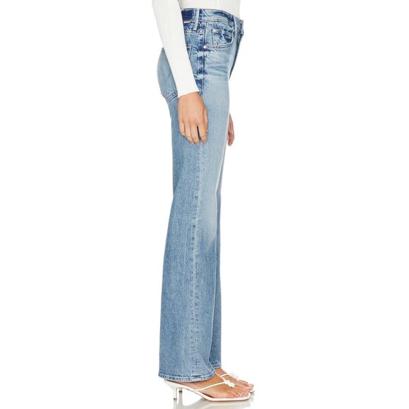 NWT Mother The Kick It in Never Let Go High-Rise Straight Leg Jeans 31 - Picture 3 of 11